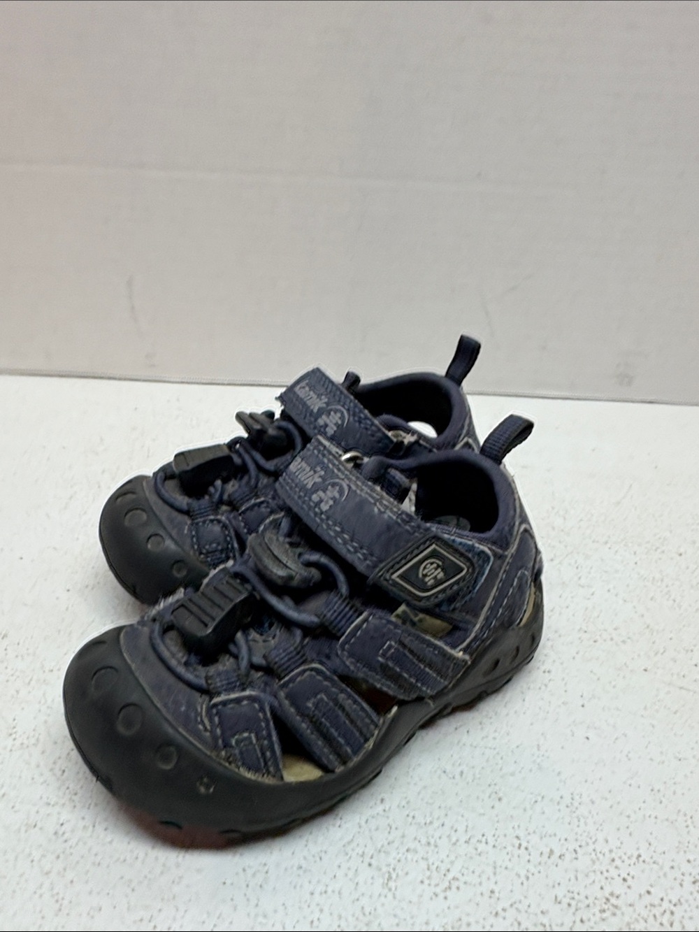Kamik Navy Closed-Toe Kids Outdoor Sandals